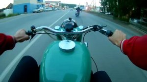 Покатушки по городу на Иж Планета 1963 #2