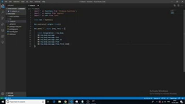 How to create and host Telegram Bot on Firebase? [Typescript] смотреть онлайн