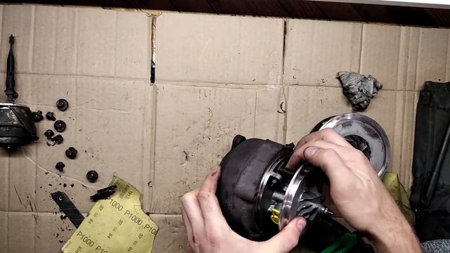 Замена картриджа турбины. Перенос настройки изменяемой геометрии смотреть онлайн