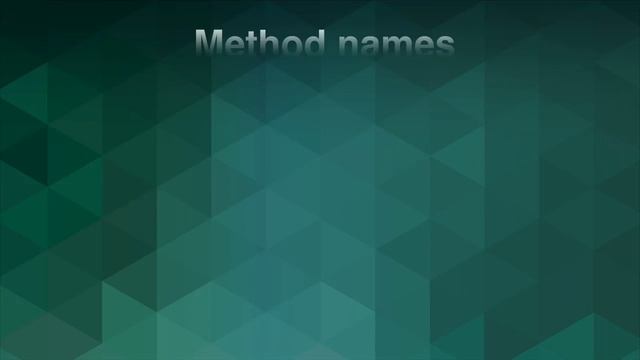 Naming Conventions смотреть онлайн