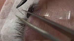 Наращивание ресниц | классика | клиентка первый раз на ресницах | 1D | эффект куклолиса