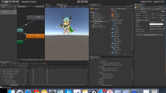 Best Tool export Spine To Native Unity Animation : Special features смотреть онлайн