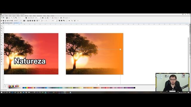 CorelDraw - Degradê com transparência смотреть онлайн