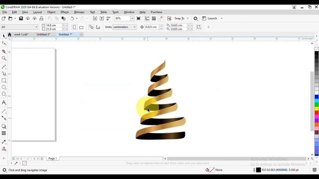 Now it's time to make a Christmas tree 10 MINUTES! | coreldraw tutorial logo design | shell_design смотреть онлайн