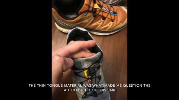I bought a fake pair of Salomon XT6. How to legit check