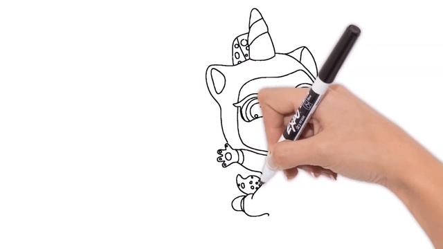 How to draw and color Talking Tom Gold Run -Unicorn Angela # TomGoldRun #UnicornAngela смотреть онлайн