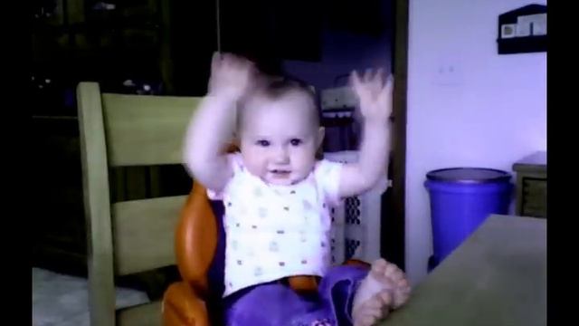 Addison Dancing To The Gummy Bear Song