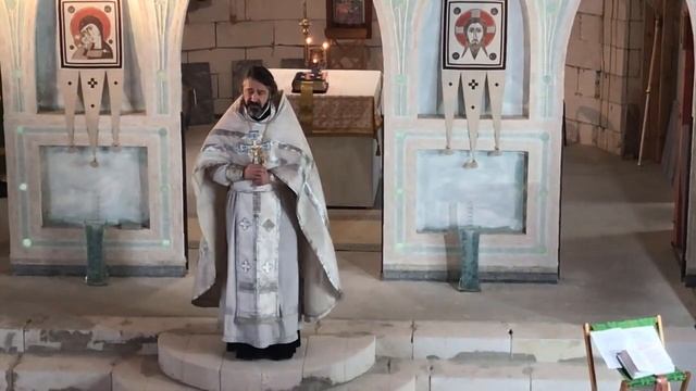 Выход Христа на проповедь. Слово настоятеля протоиерея Михаила на Воскресной Литургии 23.01.2022г. смотреть онлайн