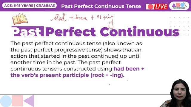 English Grammar | Past Perfect Continuous Tense | Juhi Ma'am | Fundoo Class #english #FundooClass смотреть онлайн