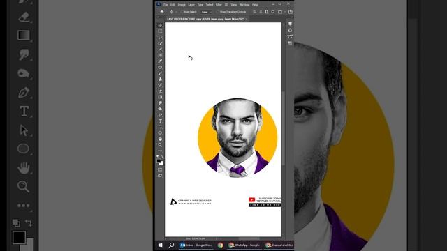 Easy Profile Picture - Photoshop tutorial смотреть онлайн