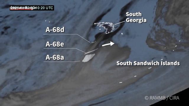 Mega Iceberg Released 152 Billion Tonnes Of Fresh Water Into Ocean смотреть онлайн