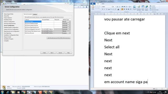 Servidor de Cabal #5 (Instalar SQL server 2008 R2) смотреть онлайн
