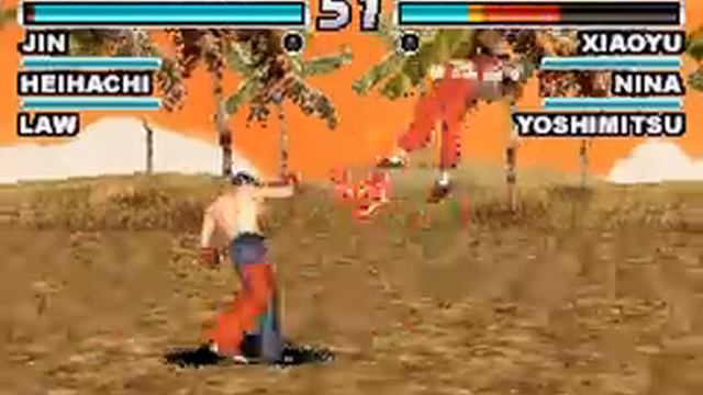 Tekken Advance - Jin/Heihachi/Law Tag Battle (GBA) смотреть онлайн