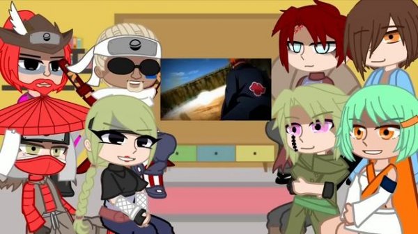 Naruto and Jinchuriki reacts to naruto vs pain amv • Naruto reacts • Gacha club