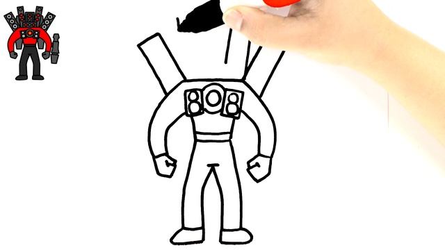 CÓMO DIBUJAR A TITAN SPEAKERMAN | SKIBIDI TOILET смотреть онлайн