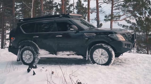 Nissan Patrol Y62 - Off Road - Ролик Сибирский технический центр. смотреть онлайн