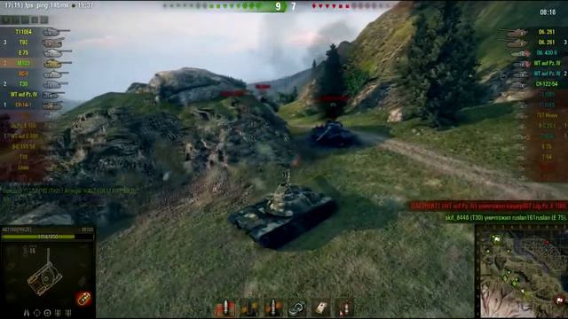 World Of Tanks.М103.Поражение.Мастер смотреть онлайн