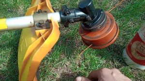 Смазка редуктора садового триммера народным способом!