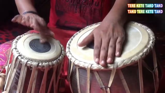 Tabla Tutorial-Lesson for Beginners-Tere Kete Tako Tako-Tako Tere Kete Tako Part 07 смотреть онлайн