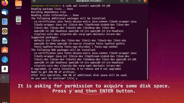 Installing Java 14 (Open JDK 14) on Linux Ubuntu 19.10 смотреть онлайн