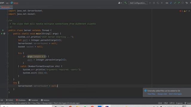 Java Networking Programming - Simple VOIP Tutorial - Part 1 - Server смотреть онлайн
