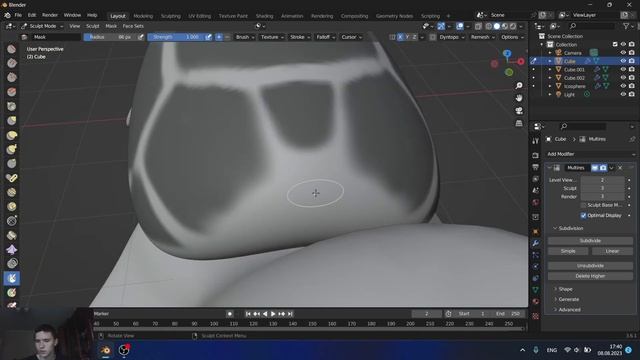 Створюю Черепашку в Blender смотреть онлайн