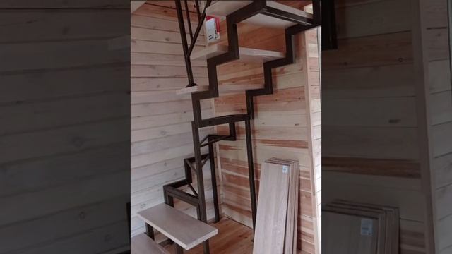 Лестница ПОД КЛЮЧ на металлическом каркасе. Изготовим и установим Лестницу под ваш проем 8913222179 смотреть онлайн