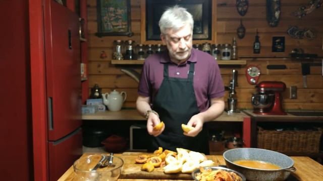 Тарт Татен (La Tarte tatin) с грушами и нектаринами классическим способом ?? смотреть онлайн