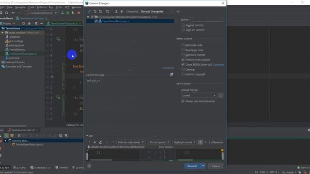 Tennis Kata with WebStorm and ideavim(Typescript) #8 смотреть онлайн