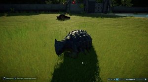 Jurassic World Evolution 2 бои динозавров-анкилозавр vs карнотавр