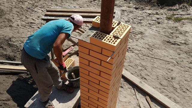 КЛАДКА КОЛОННЫ В ИСПОЛНЕНИИ АНДРЮХИ