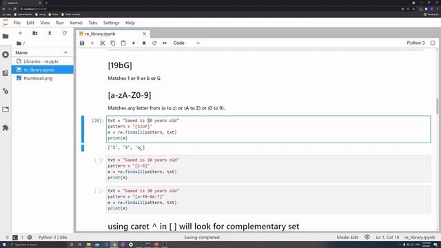 Regular expressions - re Library - part1 | المكتبة البايثونيَة - مكتبة البحث - الجزء الاول смотреть онлайн