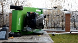 Газонокосилка VIKING замена масла в конце сезона