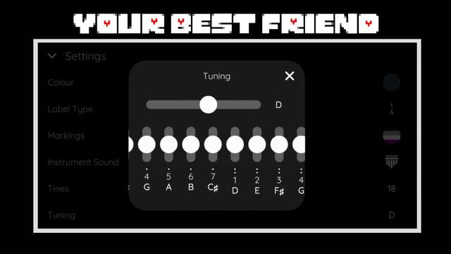 UNDERTALE OST - Your Best Friend | Keylimba Tutorial | With Tabs | Easy