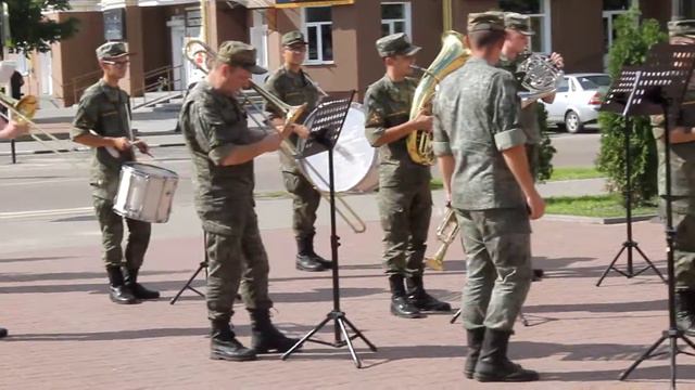 Выступает военный духовой оркестр клинцовской части смотреть онлайн