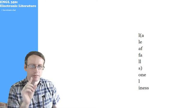 Electronic Literature: Kinetic Poetry смотреть онлайн