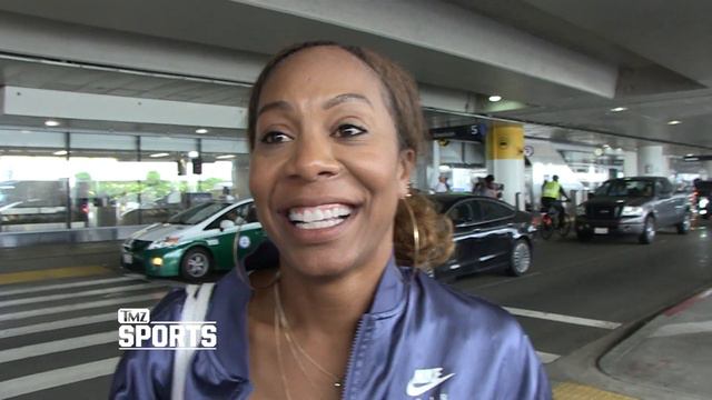 Sanya Richards-Ross Agrees W/ Usain Bolt, USA's Got A Leg Up On Jamaica! | TMZ Sports смотреть онлайн