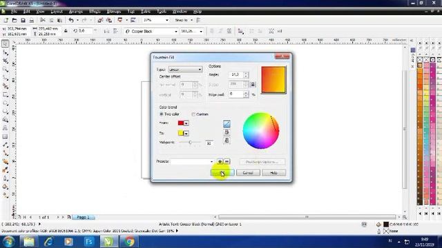 Tutorial Membuat Gradasi Warna Pada Corel X5 смотреть онлайн