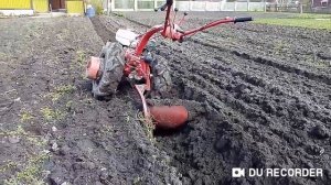 Секретный способ пахоты мотоблоком.