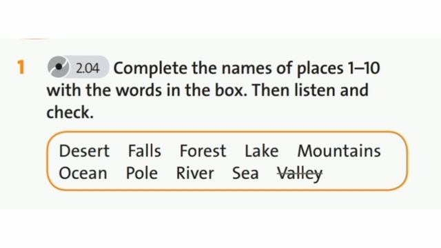 English Plus 7. Module 4. Geographical features. Ex 1 p 54 смотреть онлайн