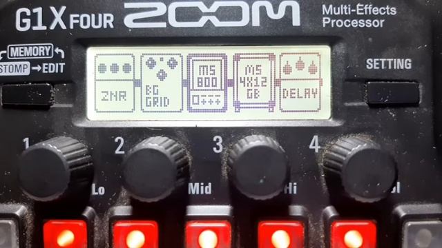 IRON MAIDEN SOUND!! ZOOM G1 XFOUR!! NO TALK!! смотреть онлайн