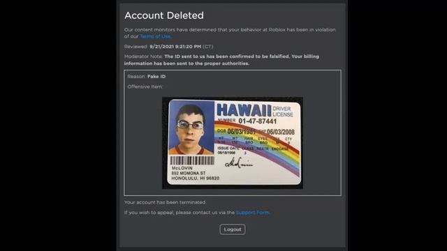 Roblox Fake ID Bans | Roblox Voice Chat Bans смотреть онлайн