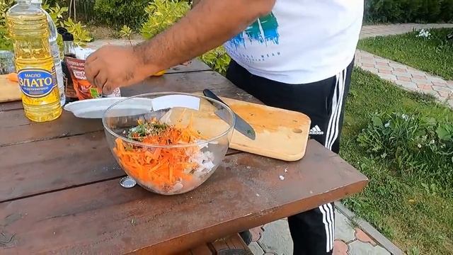 Поймали и приготовили карпа! Блюдо - ХЕ!!! Быстрая супер закуска! смотреть онлайн