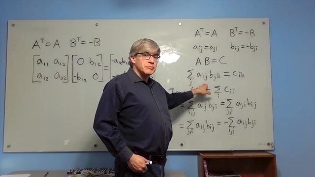 Prove Tr(AB) = 0 if A is Symmetric and B is Antisymmetric смотреть онлайн