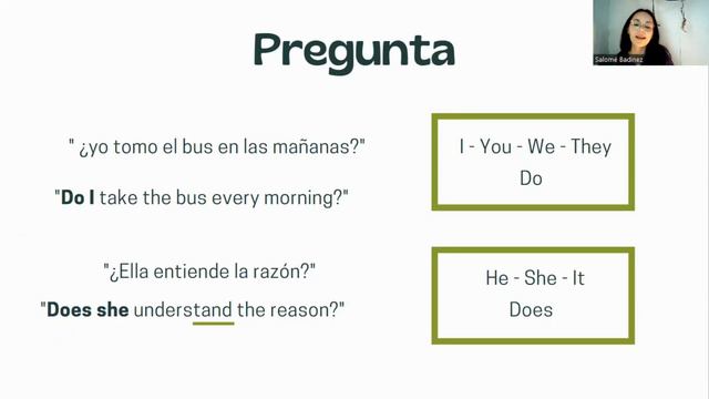 Primer Ciclo - Cápsula 5: Present Simple - PARTE 2 (Prof: Salomé Badinez) смотреть онлайн