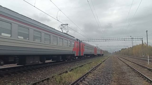 ЭД4М-0055 отправляется со станции Кривандино смотреть онлайн