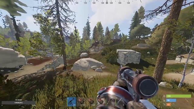 Учусь играть в Ржавчину ;)Рейжу клан китайцев на оффе!Раст-Rust! смотреть онлайн