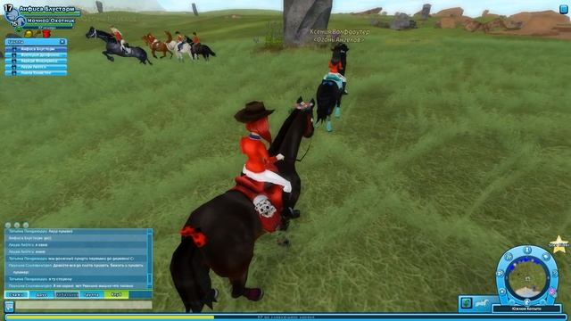 играем в чехарду)))Star Stable смотреть онлайн