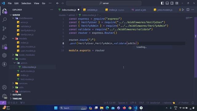 [MEVN] Stack : Fix Authentication Issue || Create Admin Middleware || Create Job Rest Apis смотреть онлайн