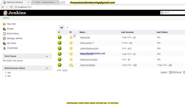 Jenkins : How to send an email after execution with report file : Tutorial 17 смотреть онлайн